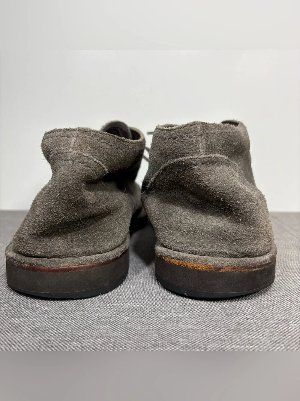 John Varvatos Gray Suede Chukka Boots- men’s 10M